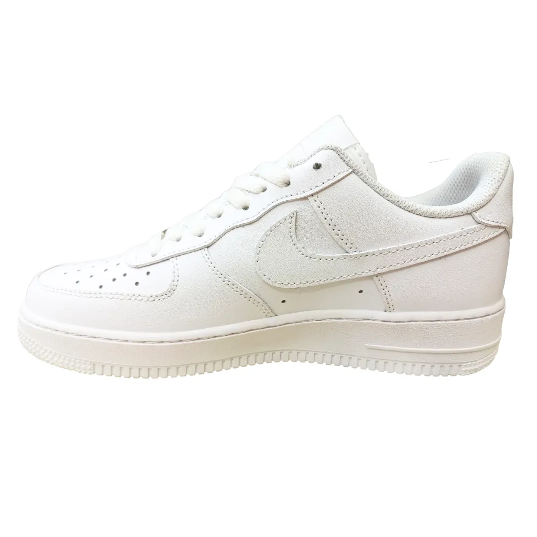NAF 1 Low – Iconic All-White Classic Sneakers | Timeless Design, Premium Comfort | Unisex Everyday & Streetwear Footwear
