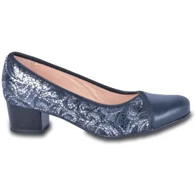 NENA women dark blue heel  pumps
