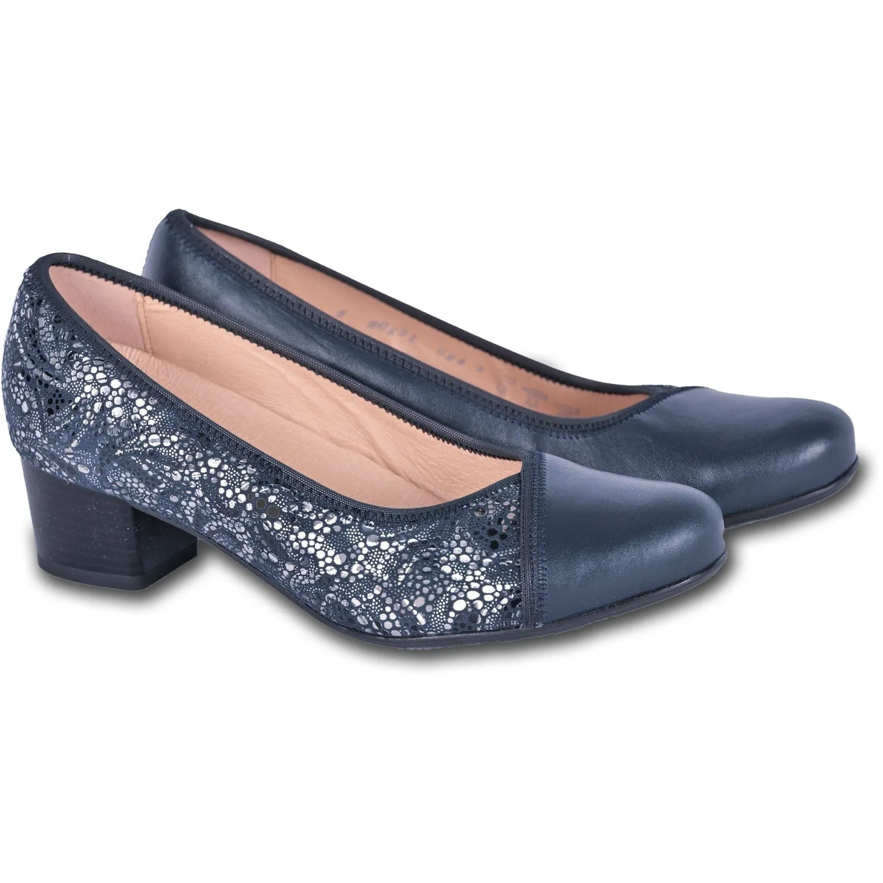 NENA women dark blue heel  pumps
