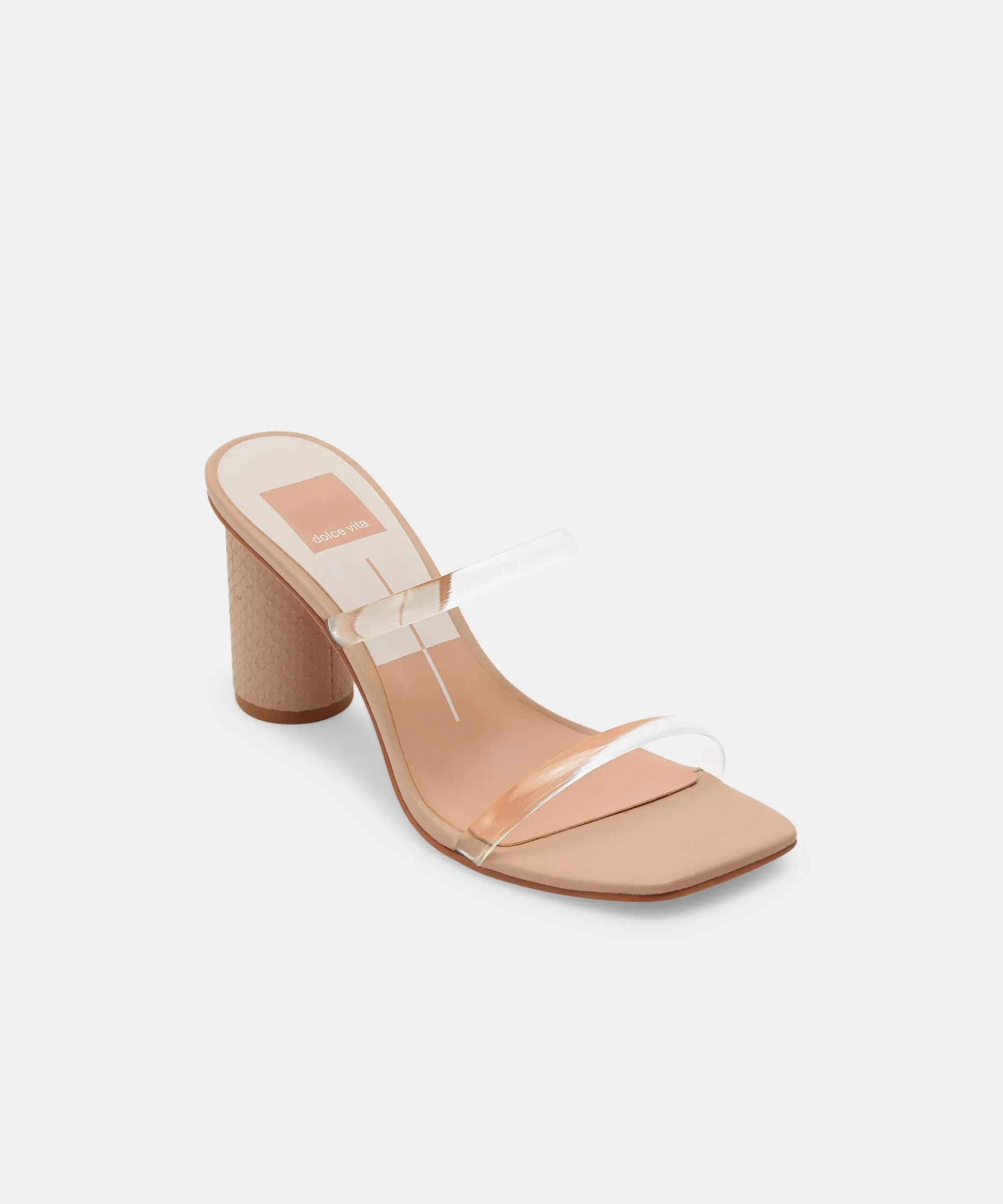 NOLES HEELS NUDE CRYSTAL