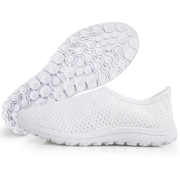 Nurse Flats Shoes For Females Hot Sale Cartoon White Tooth Brand Design Ladies Lightweight Sneakers Breathable