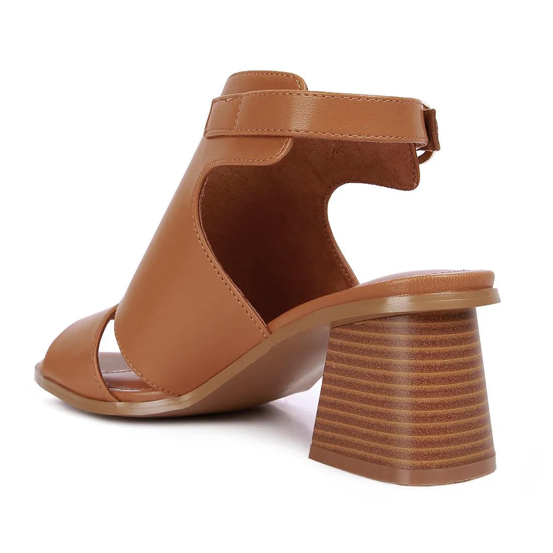 Polessi Pin Buckle Ankel Mules