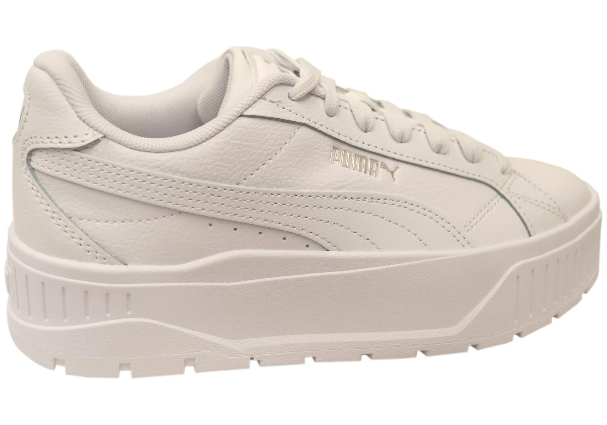 Puma Womens Karmen II L Comfortable Lace Up Sneakers