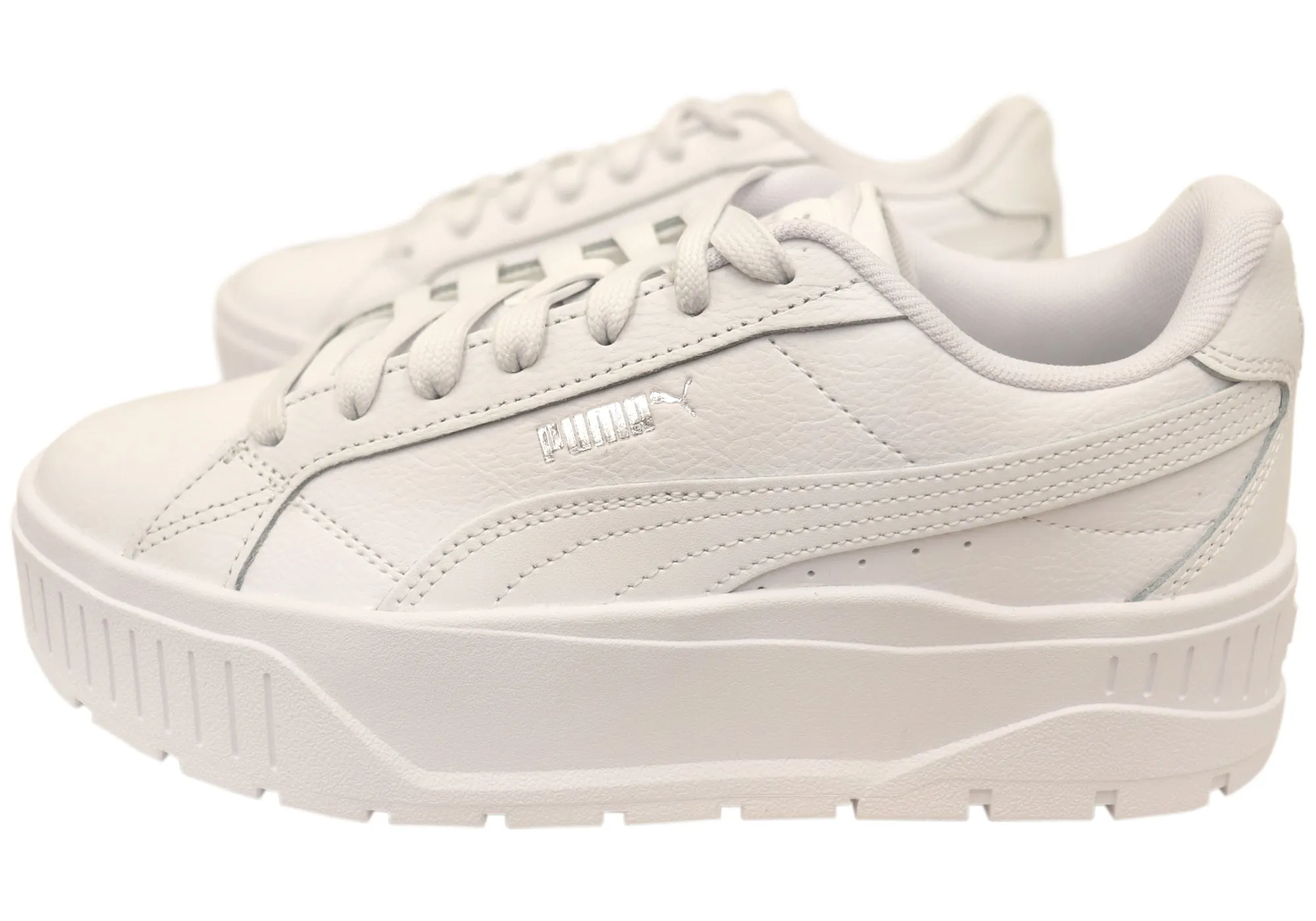 Puma Womens Karmen II L Comfortable Lace Up Sneakers