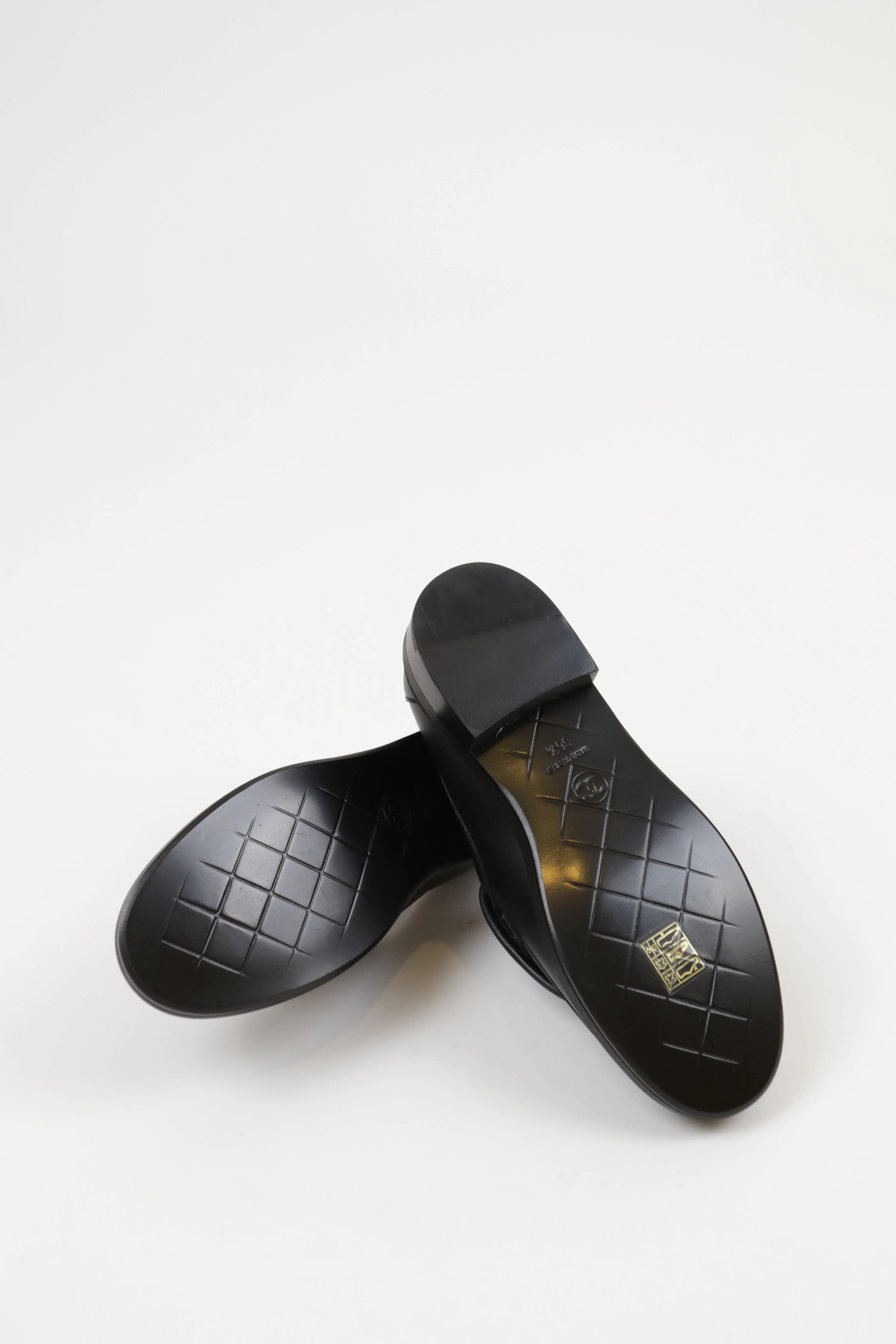Quilted Lambskin Leather Loafers