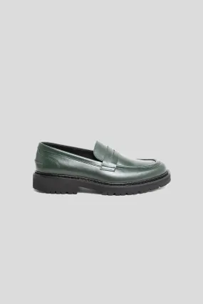 Richee Penny Loafer - Basil Green
