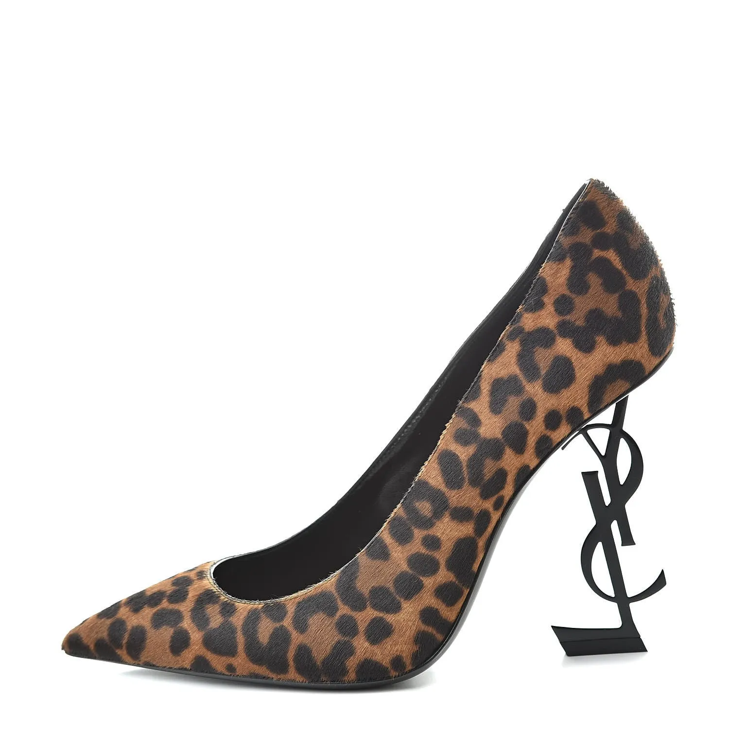 Saint Laurent Opyum 110 Pony Spots High-Heel Pumps