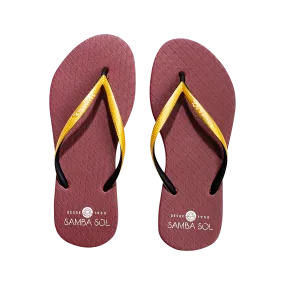 Samba Sol Women's Beach Collection Flip Flops - FSU Florida State