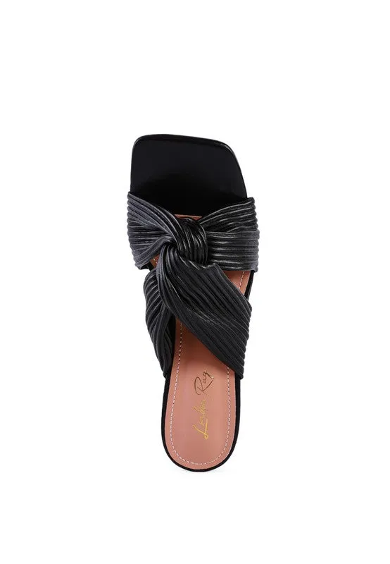 She Struts- Slip on Fashion Mules