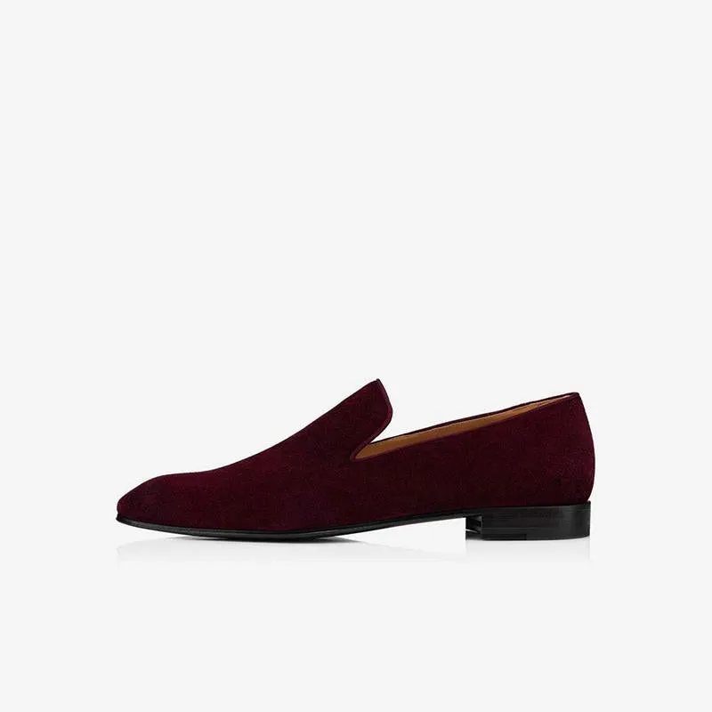 Streamlined Velvet Men's Loafers