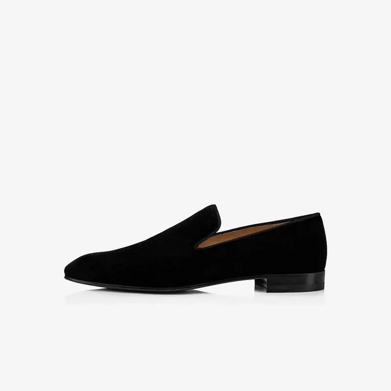 Streamlined Velvet Men's Loafers