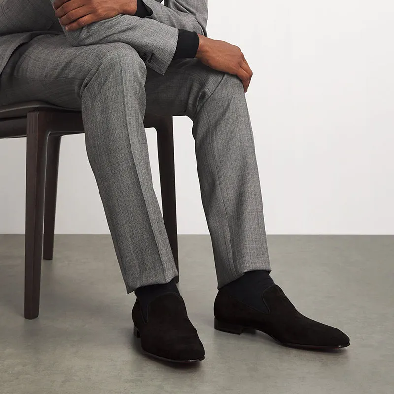 Streamlined Velvet Men's Loafers