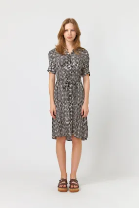 Tiles shirt dress