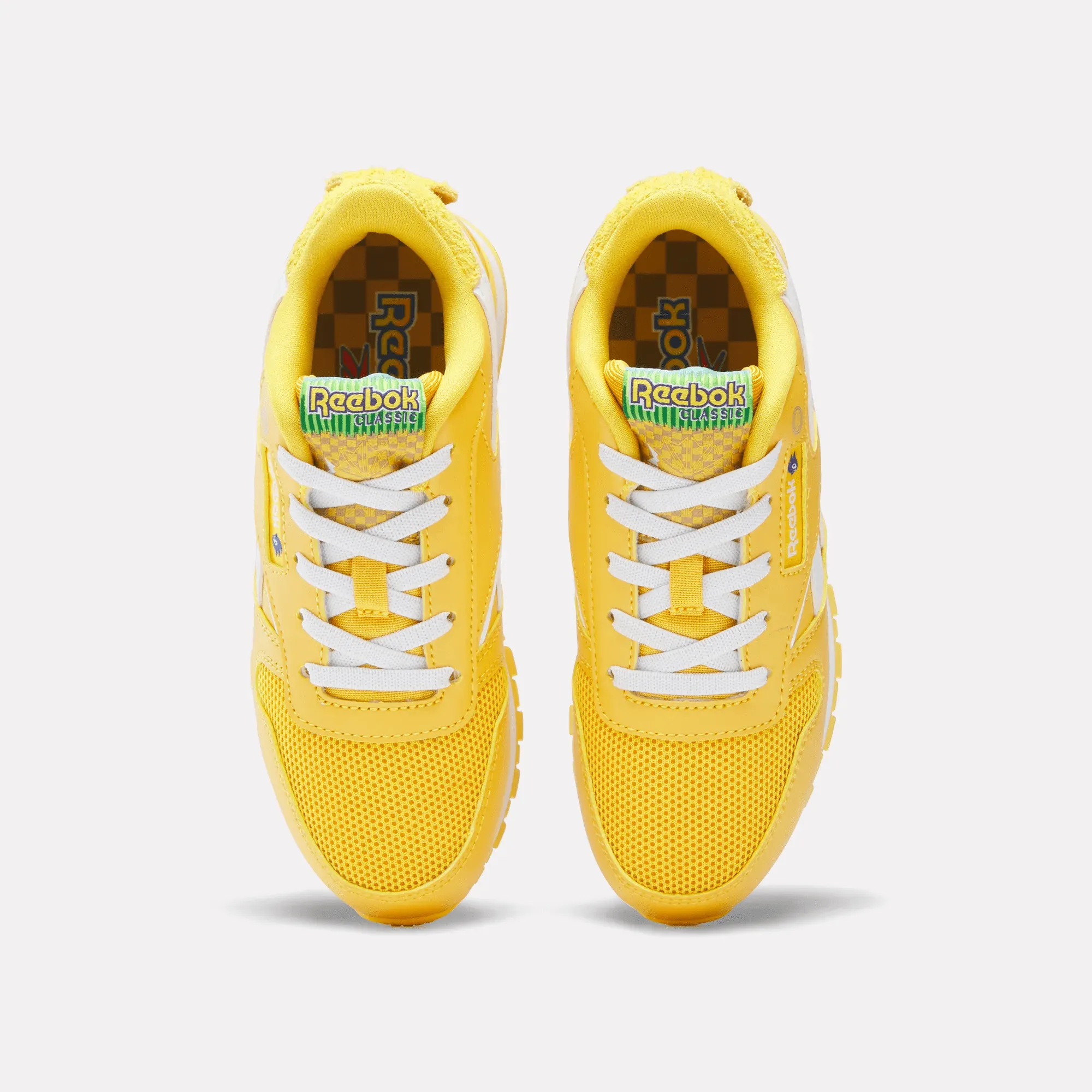 Unisex Reebok x Sonic Classic Leather Step 'N' Flash Shoes - Preschool
