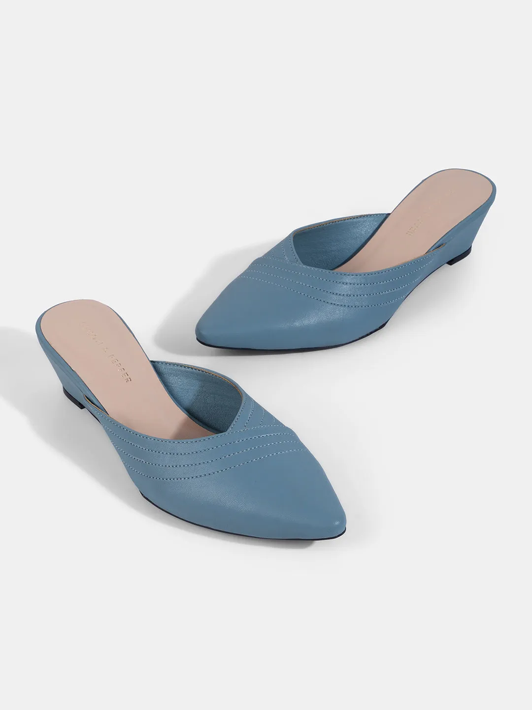 Wedge Heel Mules