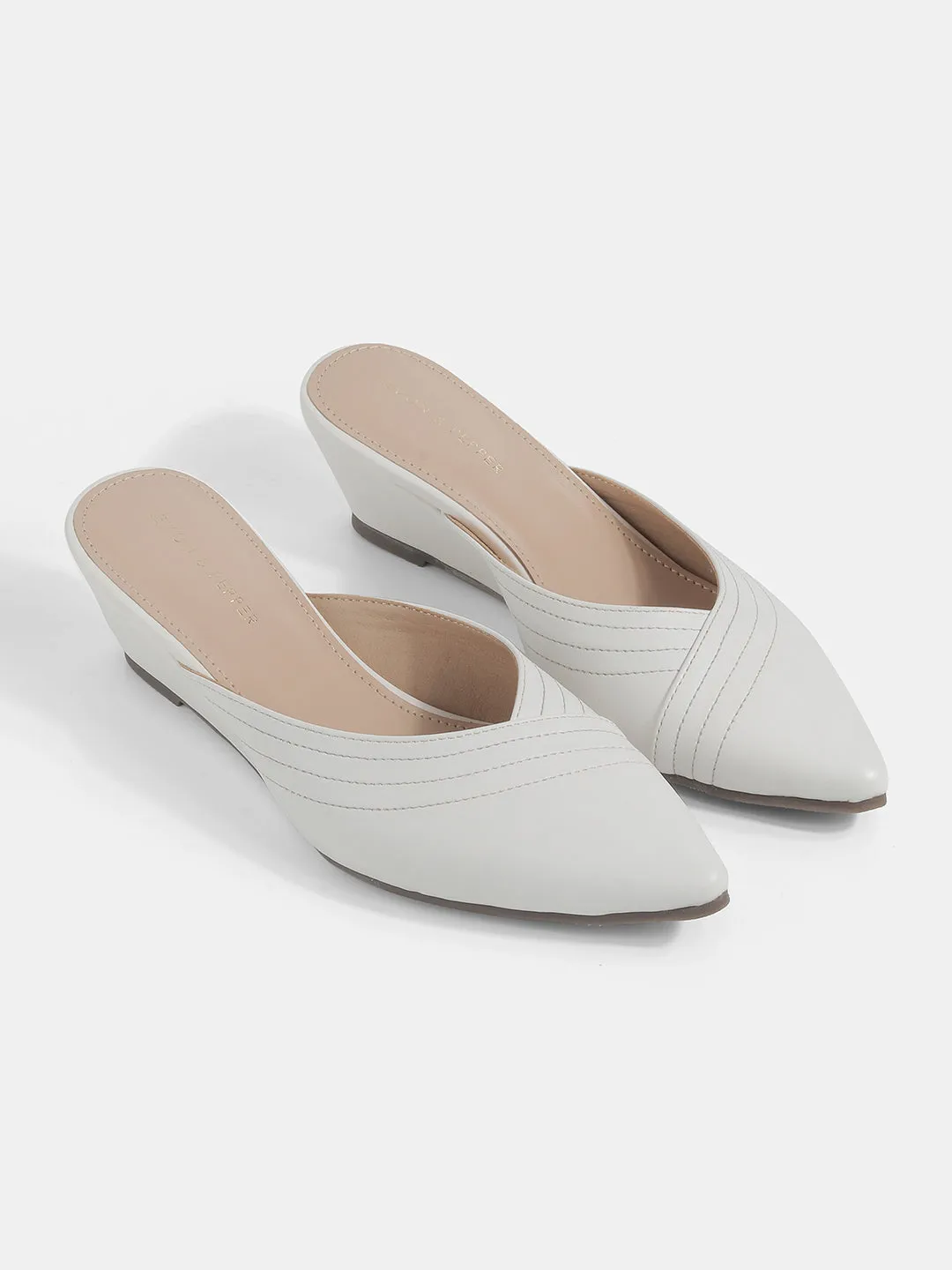 Wedge Heel Mules