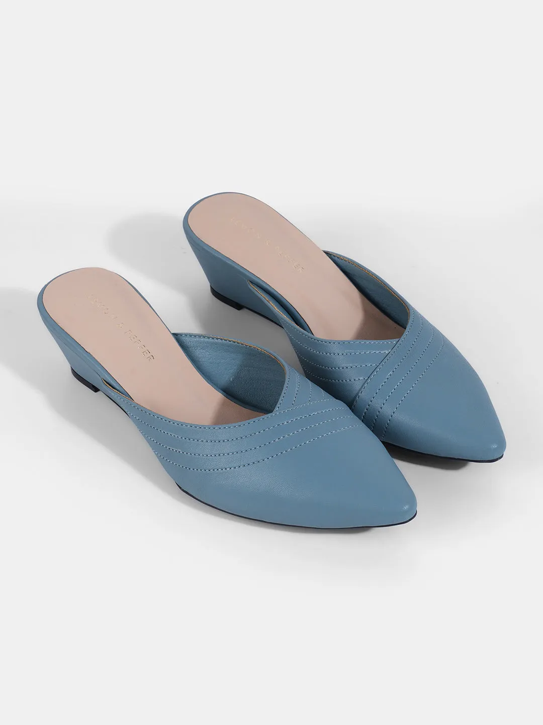 Wedge Heel Mules
