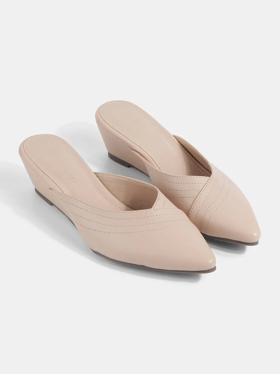 Wedge Heel Mules