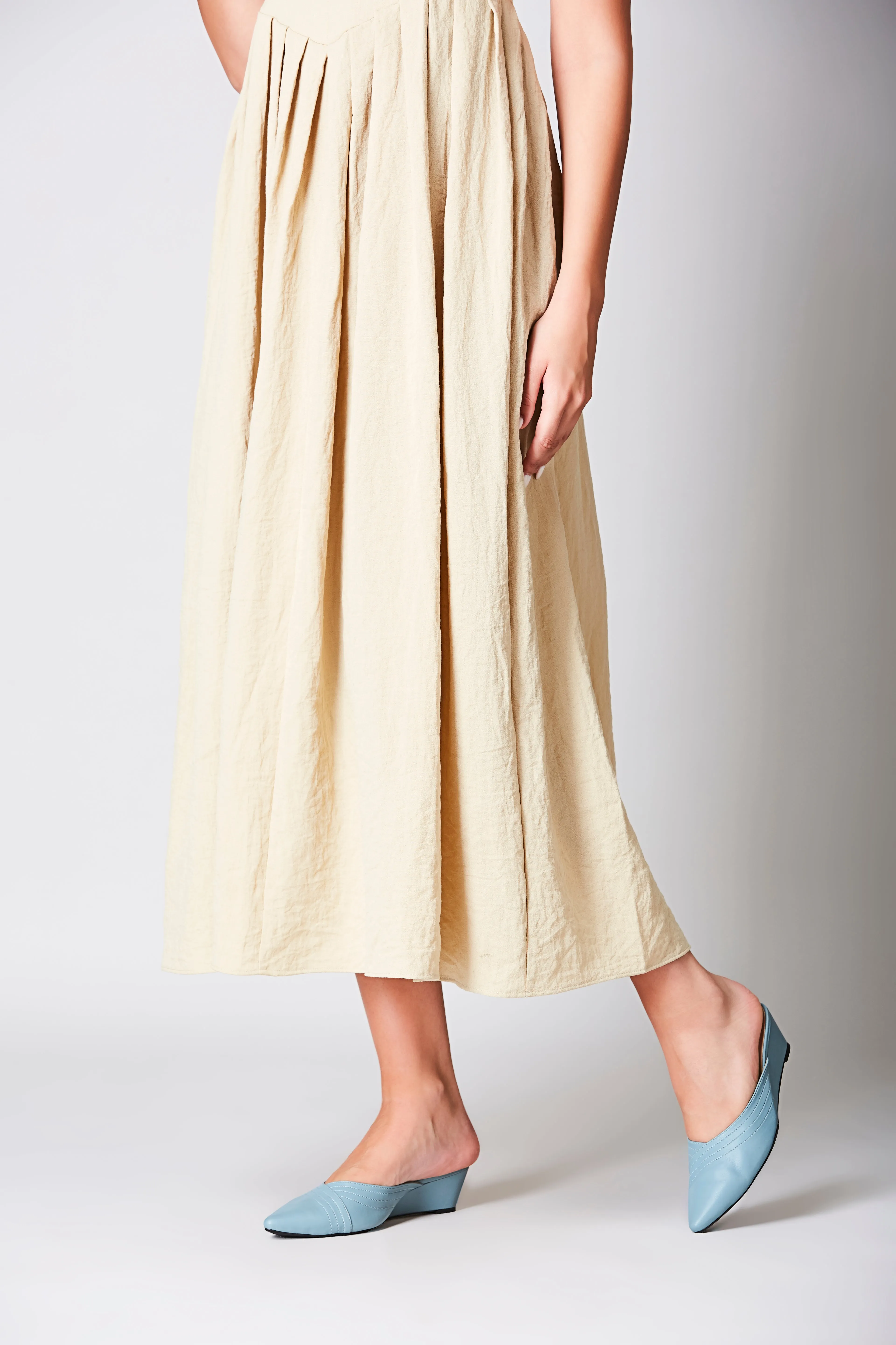 Wedge Heel Mules