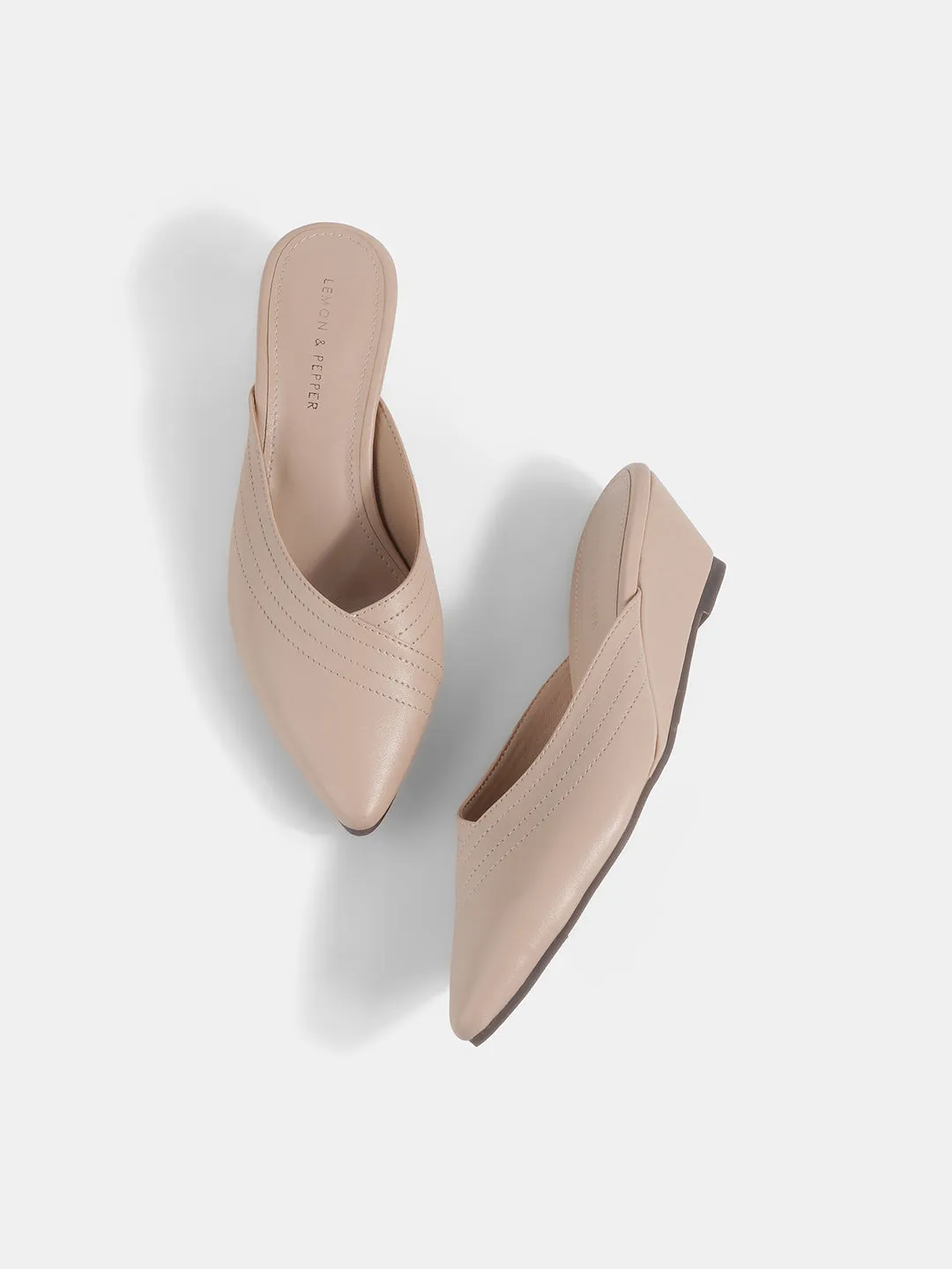 Wedge Heel Mules