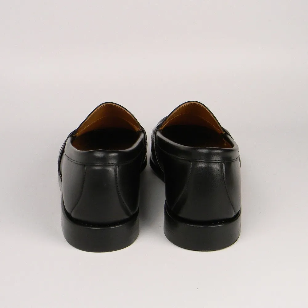 Weltline Penny Loafers - Black Calf