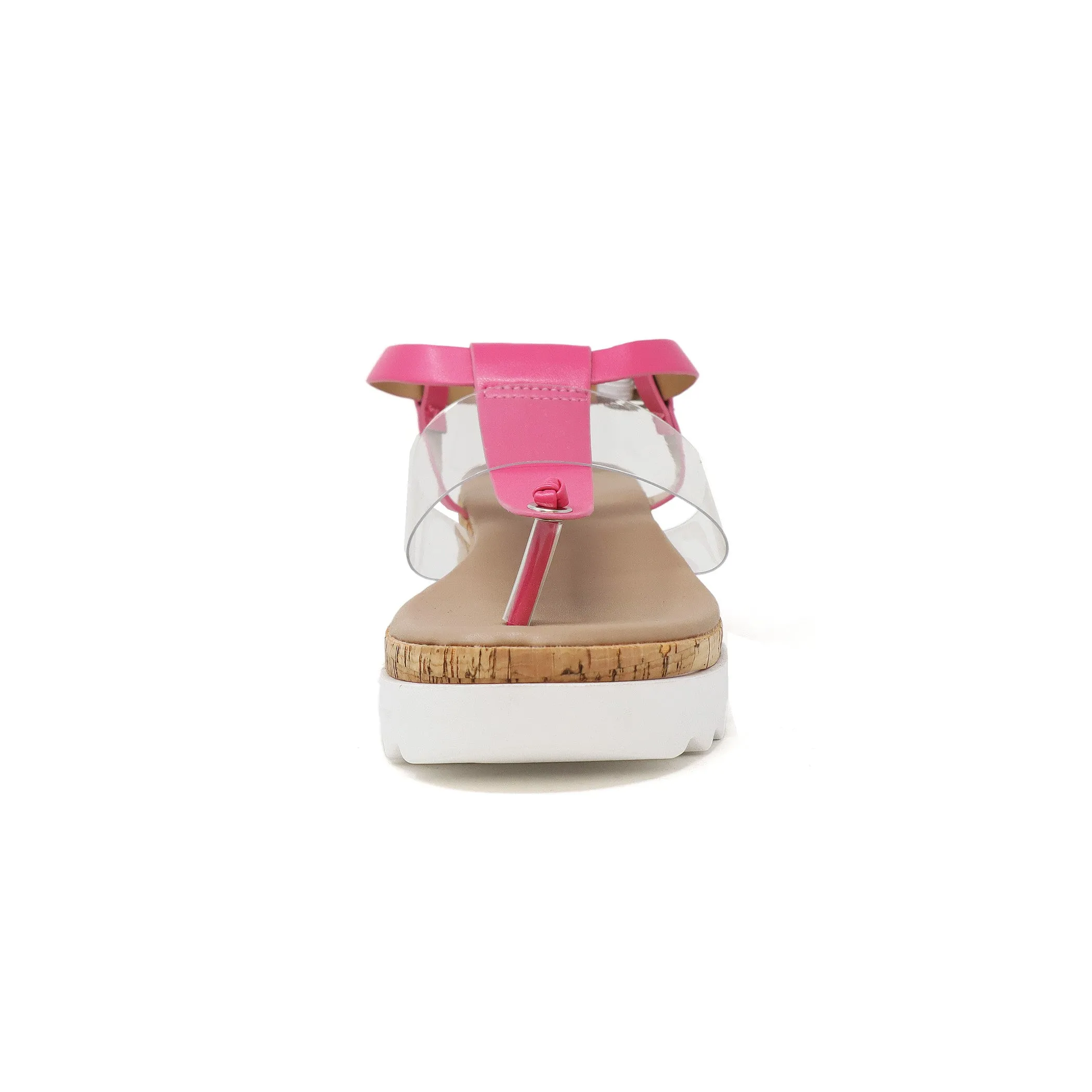 Women’s Amelia-20 Lucite Cork Platform Sandal