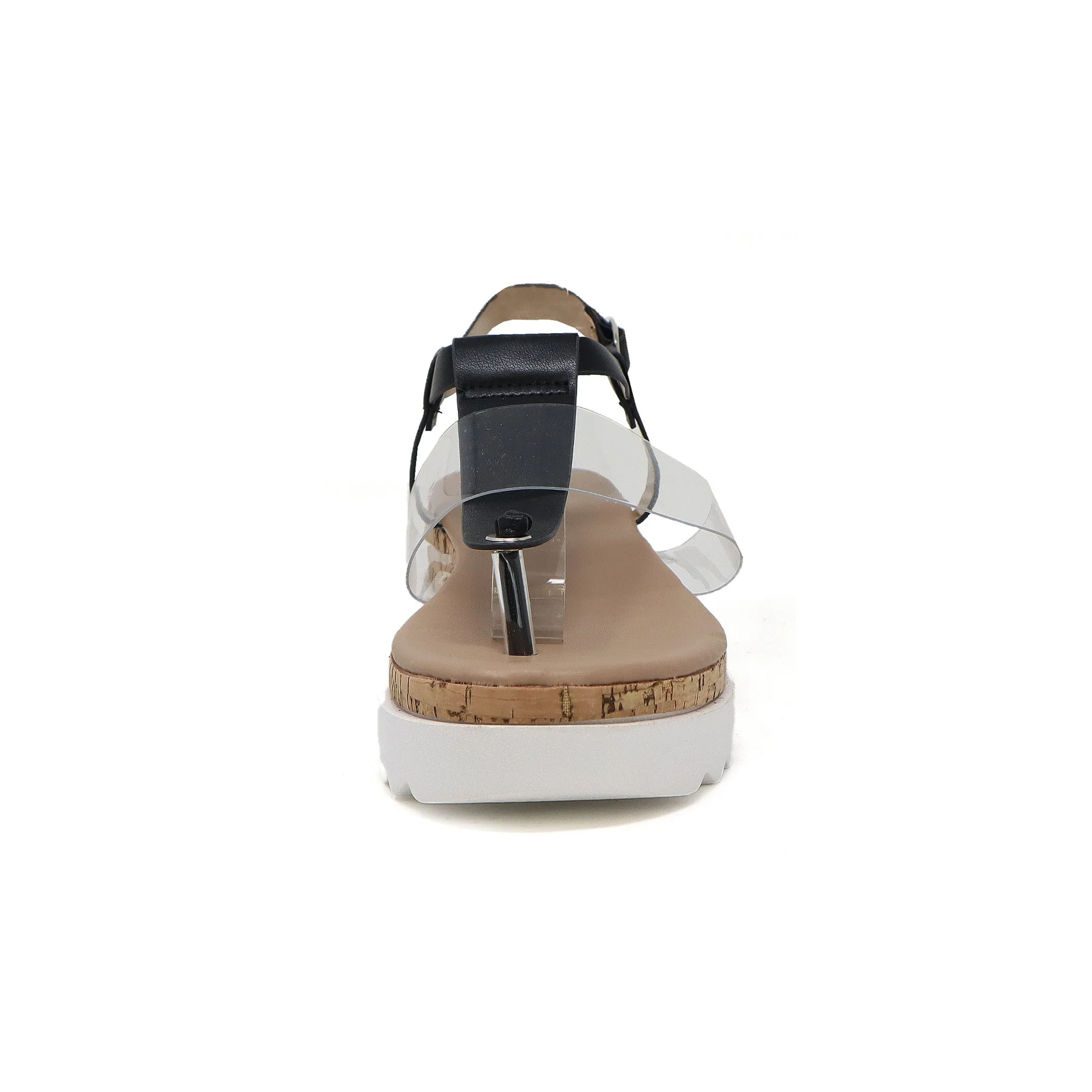 Women’s Amelia-20 Lucite Cork Platform Sandal