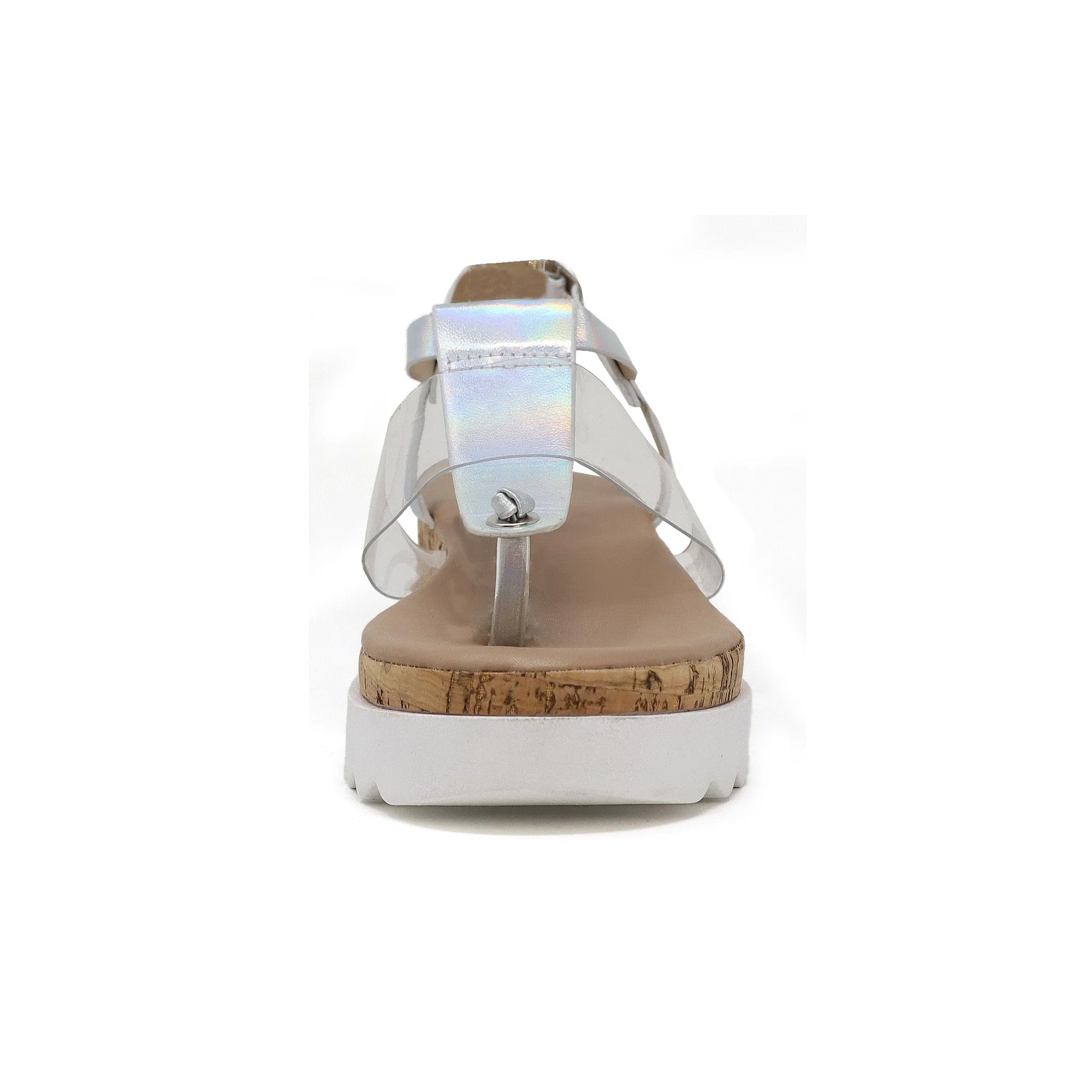 Women’s Amelia-20 Lucite Cork Platform Sandal