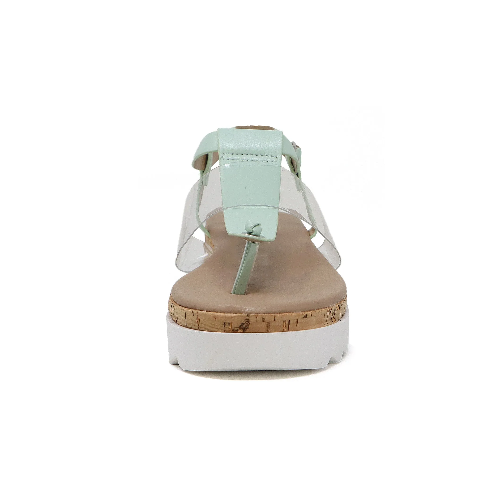 Women’s Amelia-20 Lucite Cork Platform Sandal