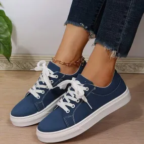 Women's Round-toe Casual Breathable Flats 69476381C