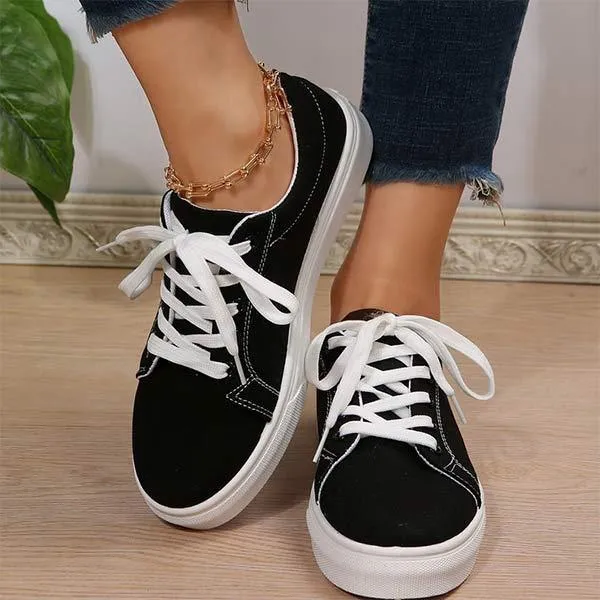 Women's Round-toe Casual Breathable Flats 69476381C