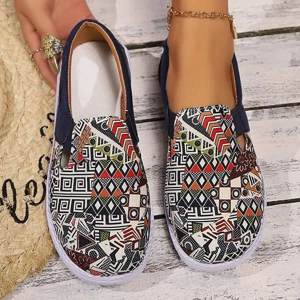 Women's Soft-Soled Casual Breathable Canvas Shoes 89993859C