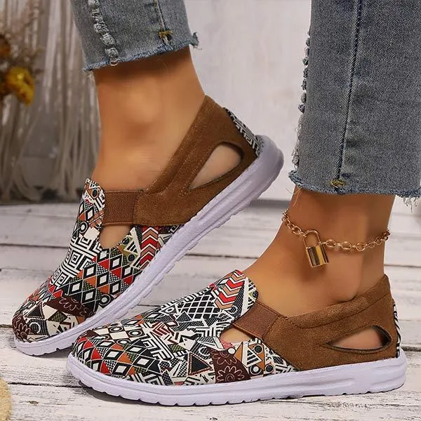 Women's Soft-Soled Casual Breathable Canvas Shoes 89993859C